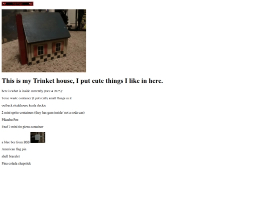 Trinkethouse screenshot