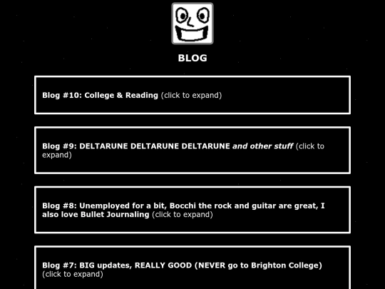 blog screenshot