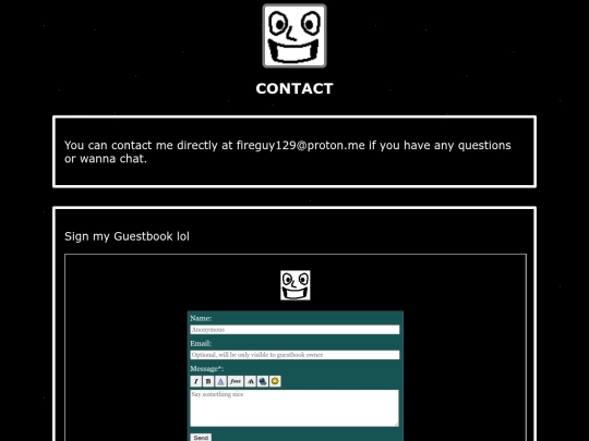 contact screenshot