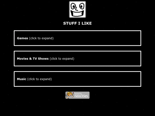 favorites screenshot