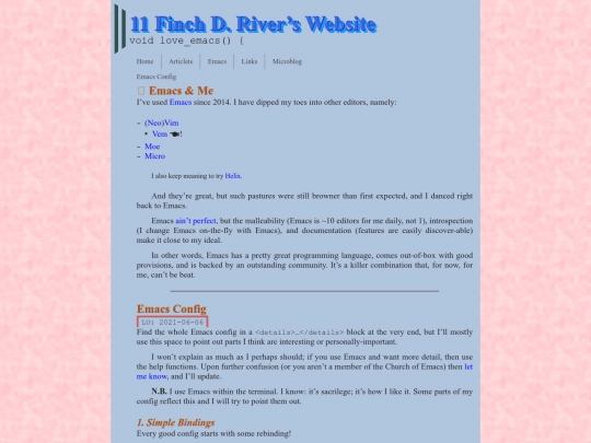 emacs screenshot
