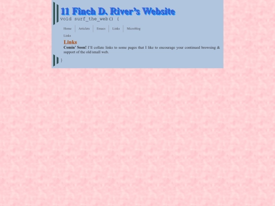 links screenshot