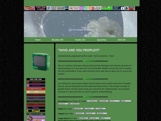 system screenshot
