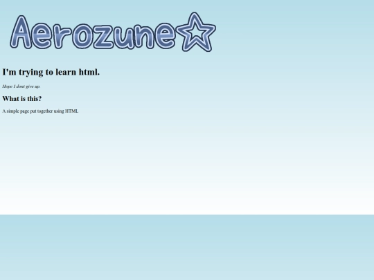 myfirstpage screenshot