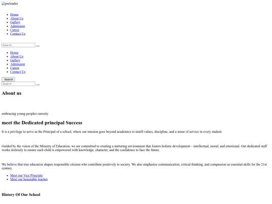 stpaulsschool/about screenshot