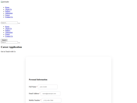 stpaulsschool/career screenshot