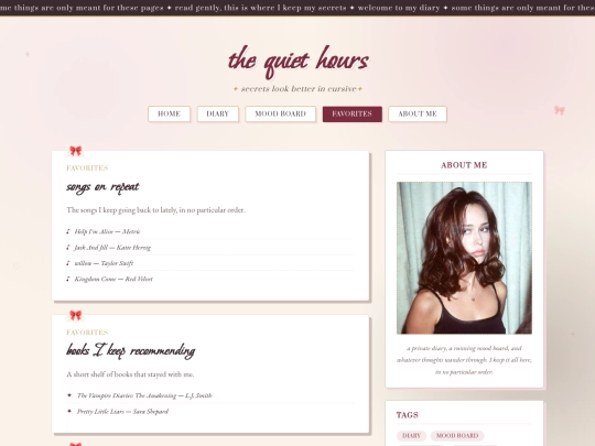 favorites screenshot