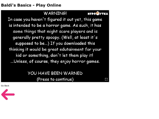 Games/HTML/HTML5/HTML5Games/Game/BaldisBasics screenshot