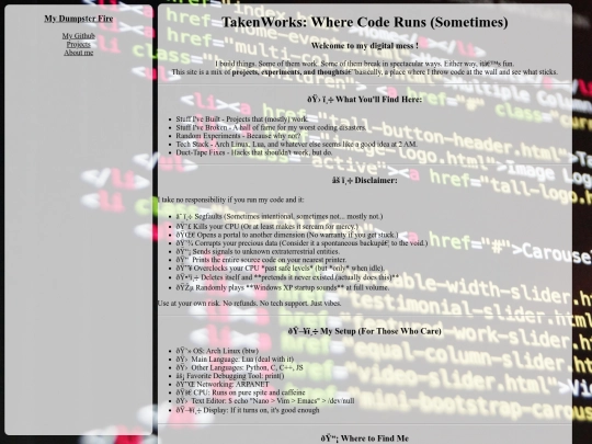 index screenshot