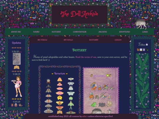 bestiary screenshot