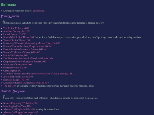 compendium/spine/artbooks screenshot