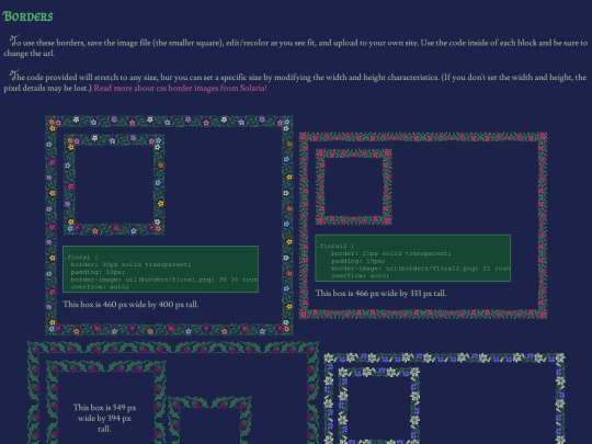 compendium/spine/borders screenshot