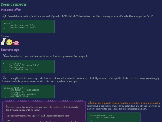 compendium/spine/snippets screenshot
