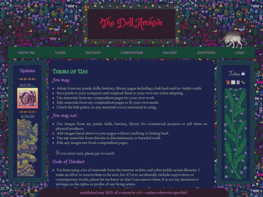 terms screenshot