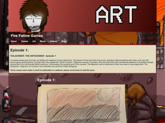 ArtPage/THEANTIGUNNER/Ep1 screenshot