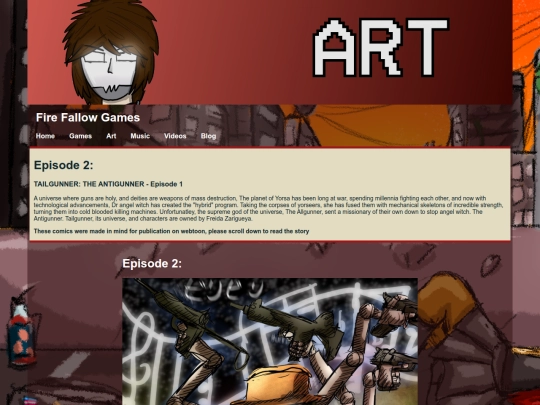 ArtPage/THEANTIGUNNER/Ep2 screenshot