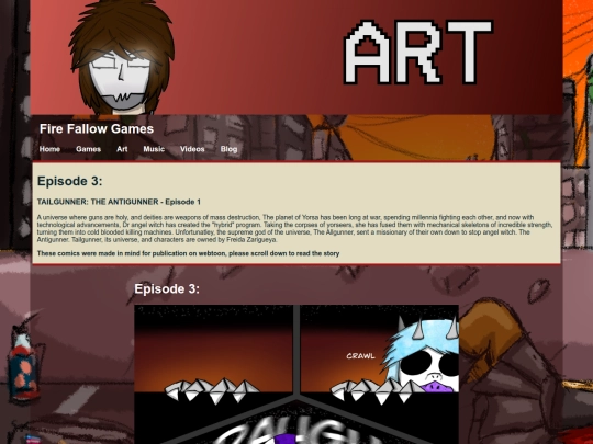 ArtPage/THEANTIGUNNER/Ep3 screenshot