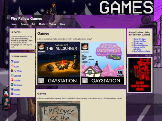 Games screenshot