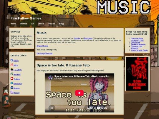 Music screenshot