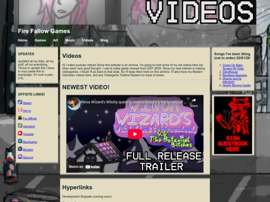 Videos screenshot