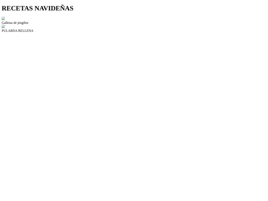 recetasnavidad screenshot