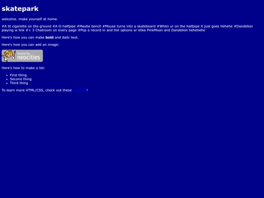 index screenshot