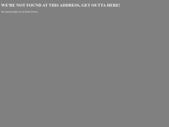 not_found screenshot
