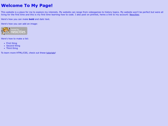 index screenshot