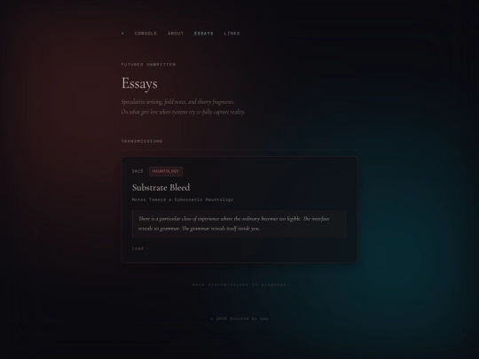 essays screenshot