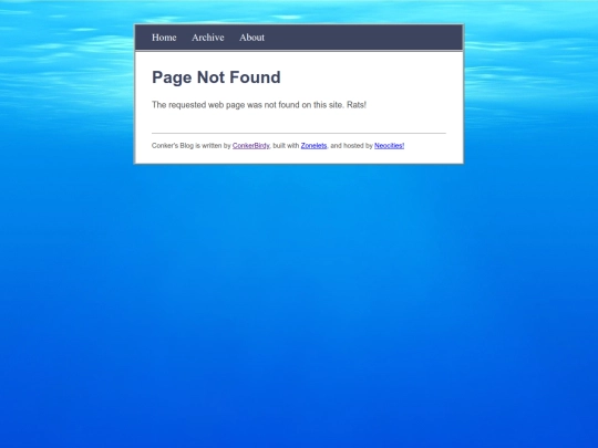 Blog/not_found screenshot