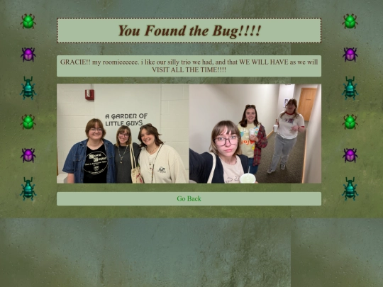 relief project5/bug screenshot