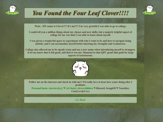 relief project5/fourleafclover screenshot
