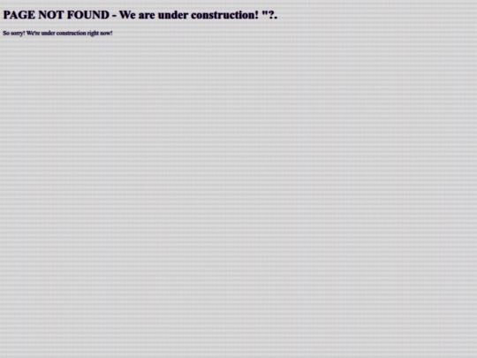 not_found screenshot