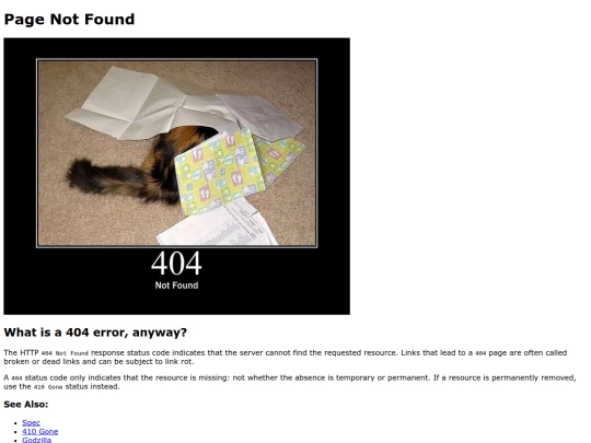 not_found screenshot