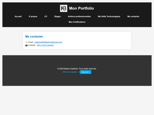 contact screenshot