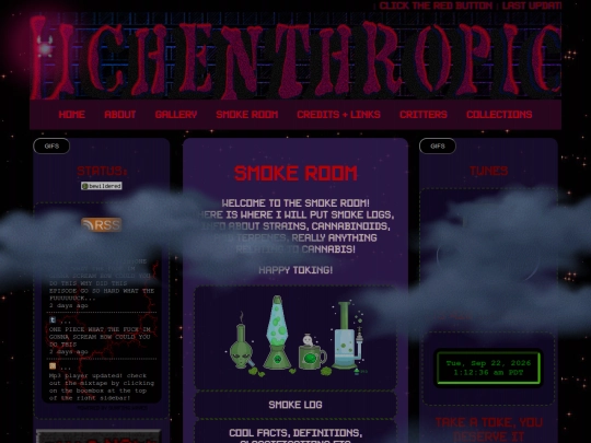 pages/Smokeroom screenshot