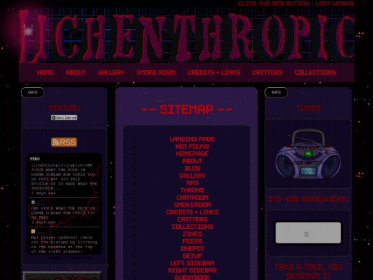 pages/sitemap screenshot