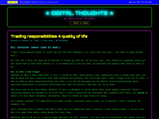 blog screenshot