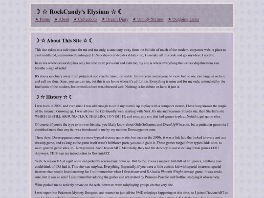aboutsite screenshot
