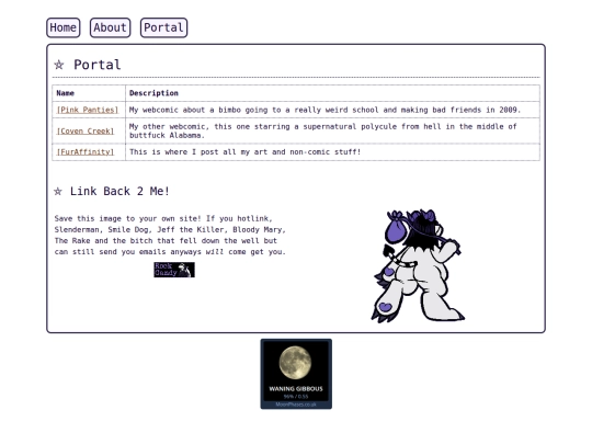 links screenshot