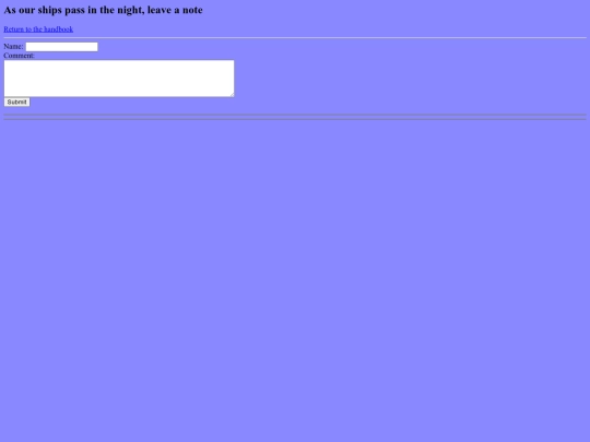 guestbook screenshot