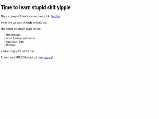index screenshot