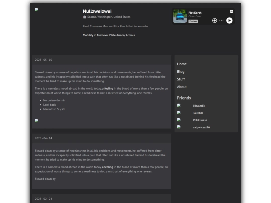 blog screenshot