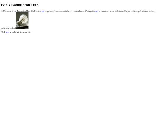 BadmintonHub screenshot