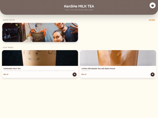 MILK TEA screenshot