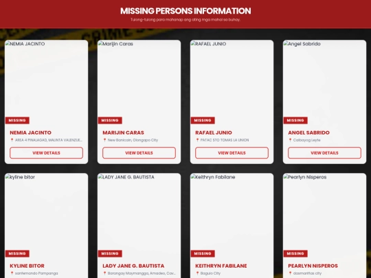 MissingPersons screenshot