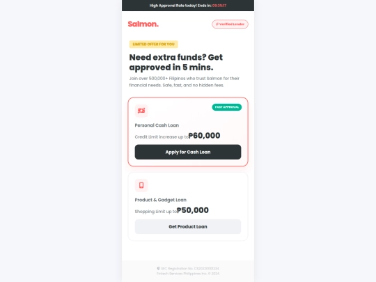 SALMON LOAN screenshot