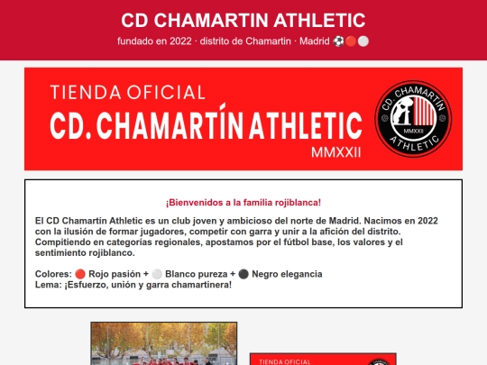 chamartinathletic/CHA-CF screenshot