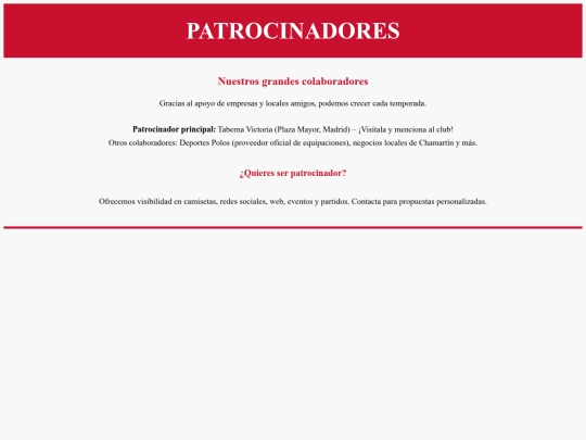 chamartinathletic/inscripciones screenshot