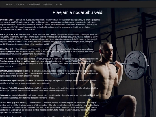 nodarbiibas screenshot